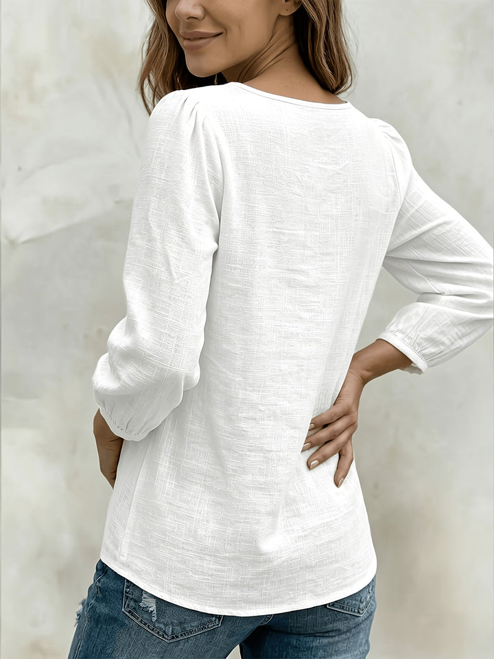 Monnie - Camisa Informal De Verano Con Lazo