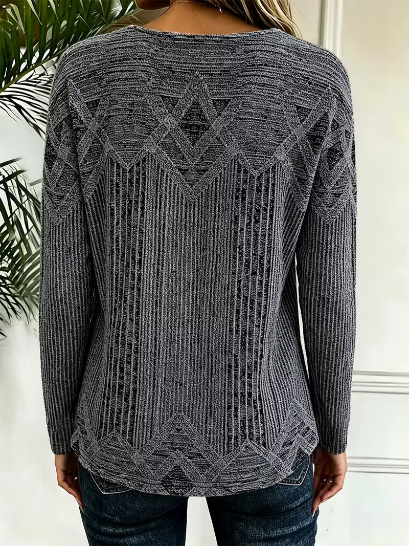 Rimna - Top Con Estampado De Rayas Verticales