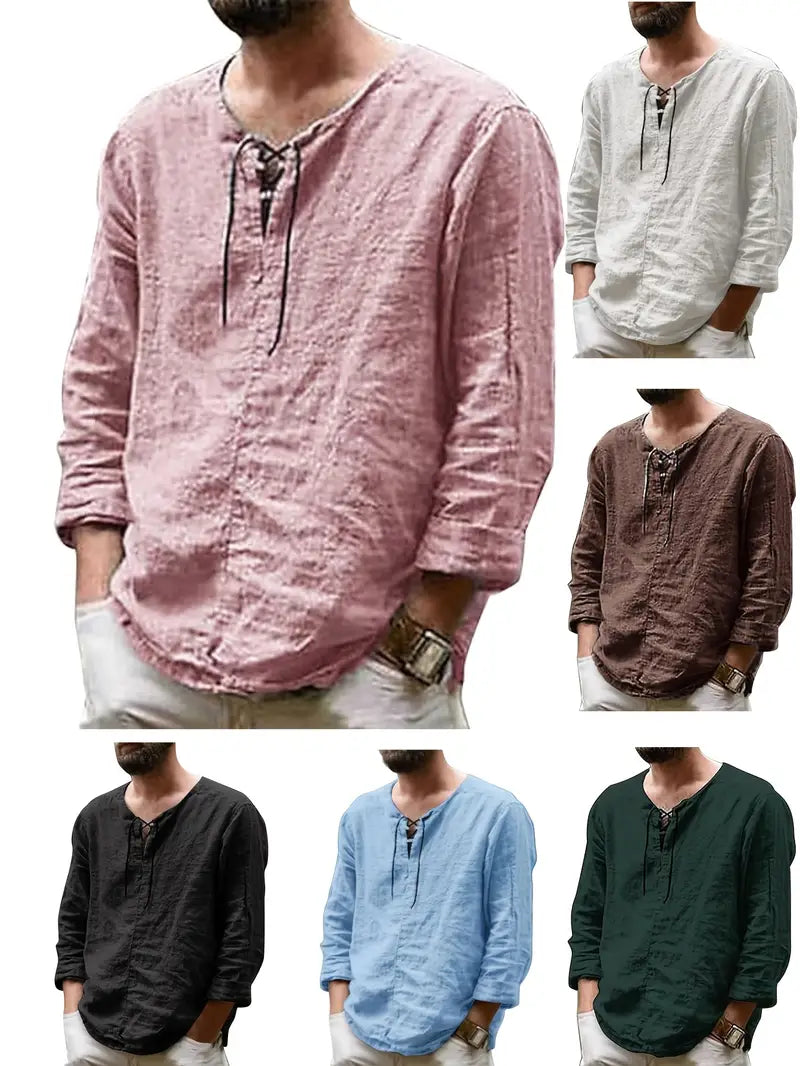 Pawel - Algodón Camisa De Manga Larga De