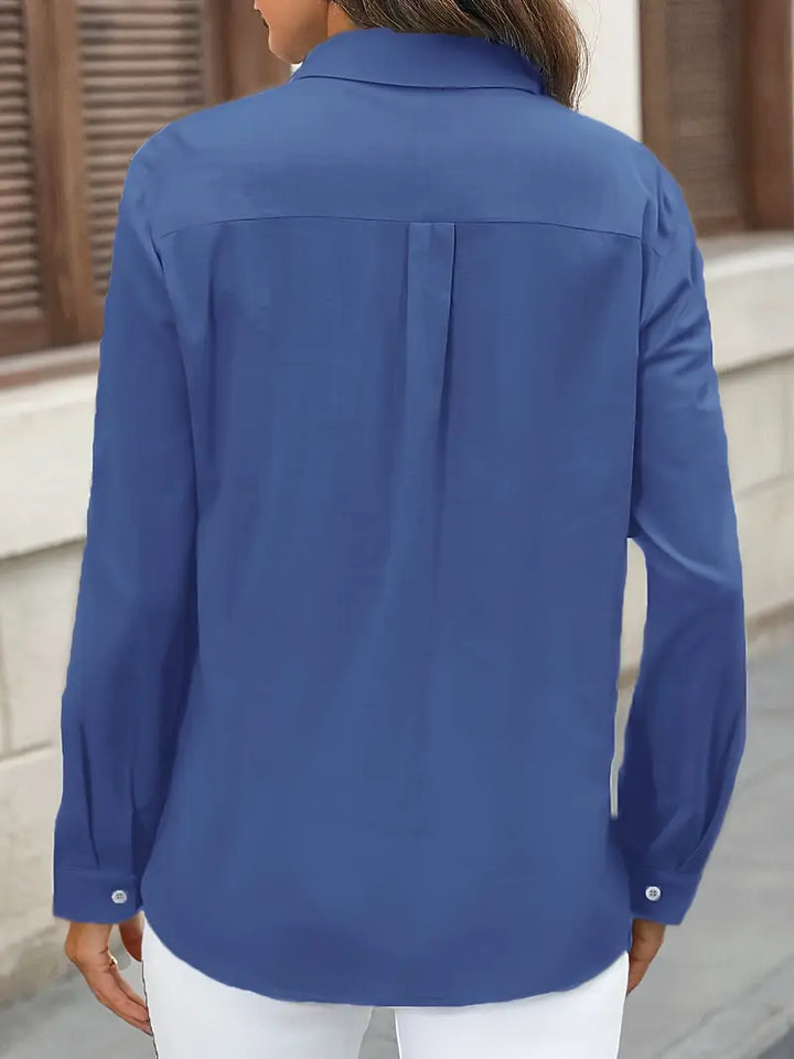 Athena - Camisa De Algodón Con Bolsillos Delanteros