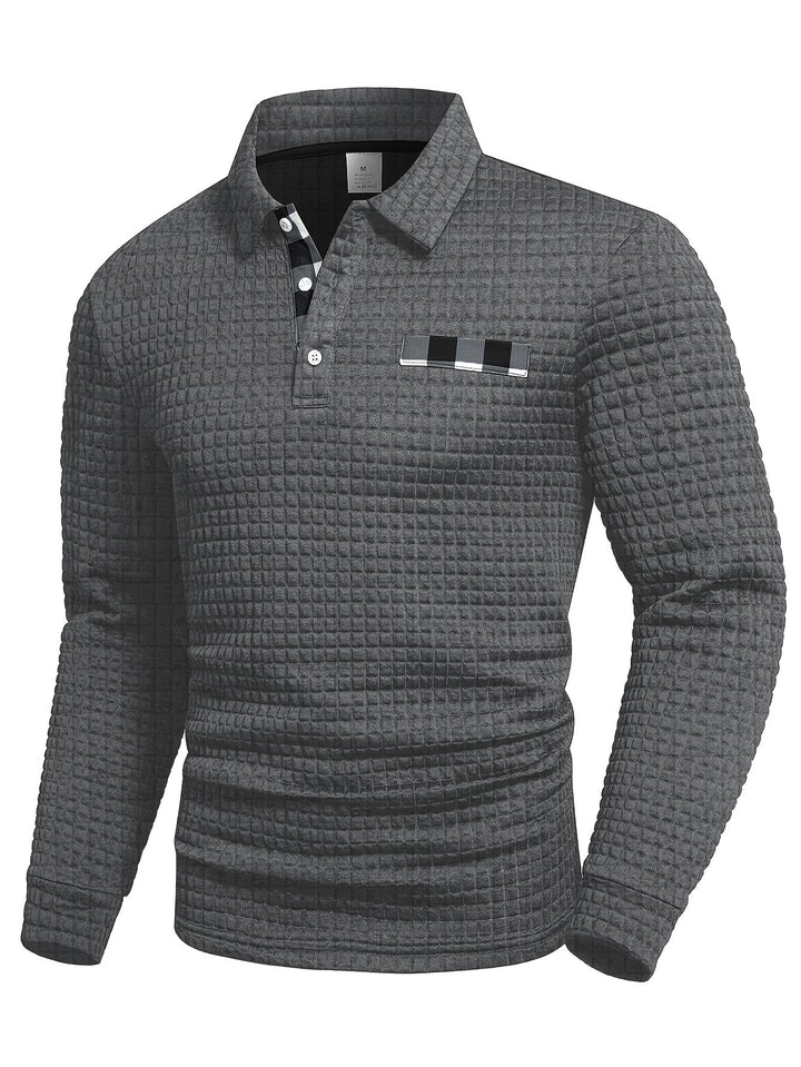 Juergen - Camisa Informal De Manga Larga Con Botones
