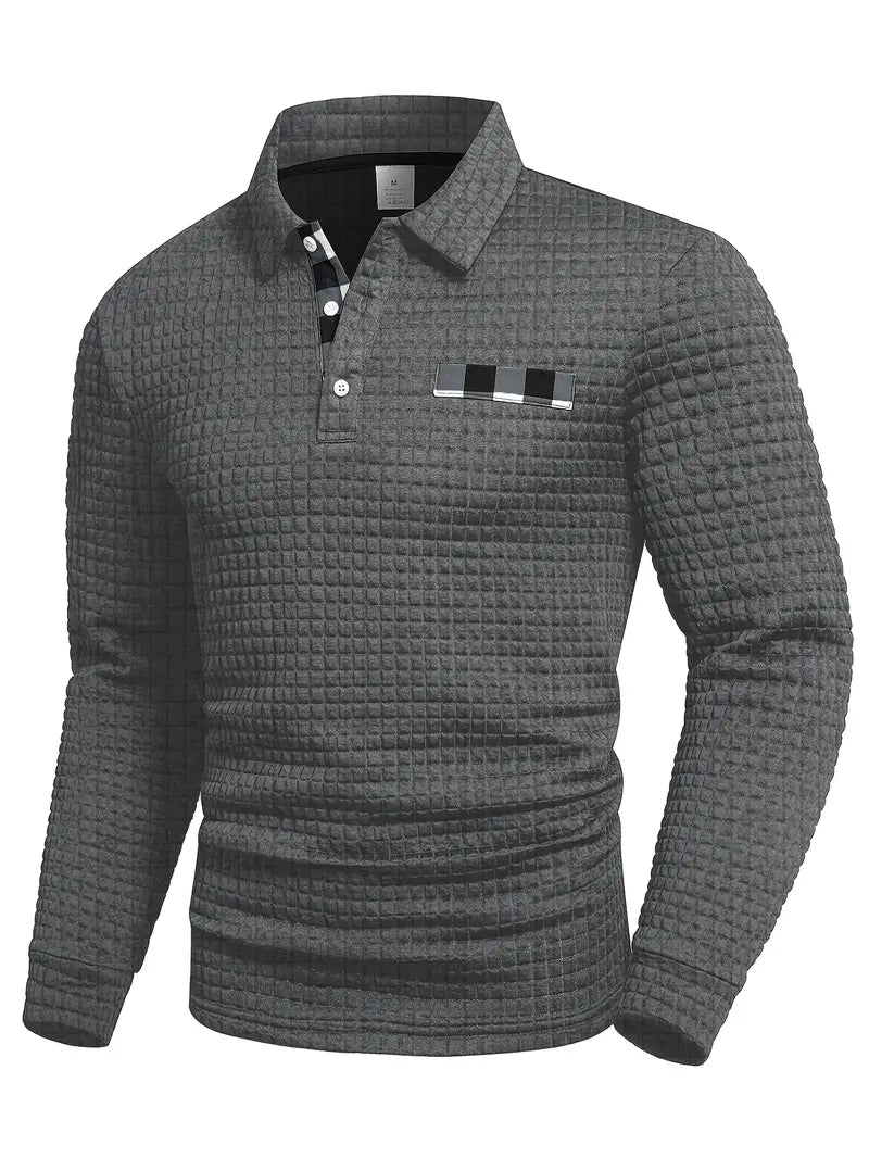 Hughes - Camisa Informal De Punto Grueso Con Botones