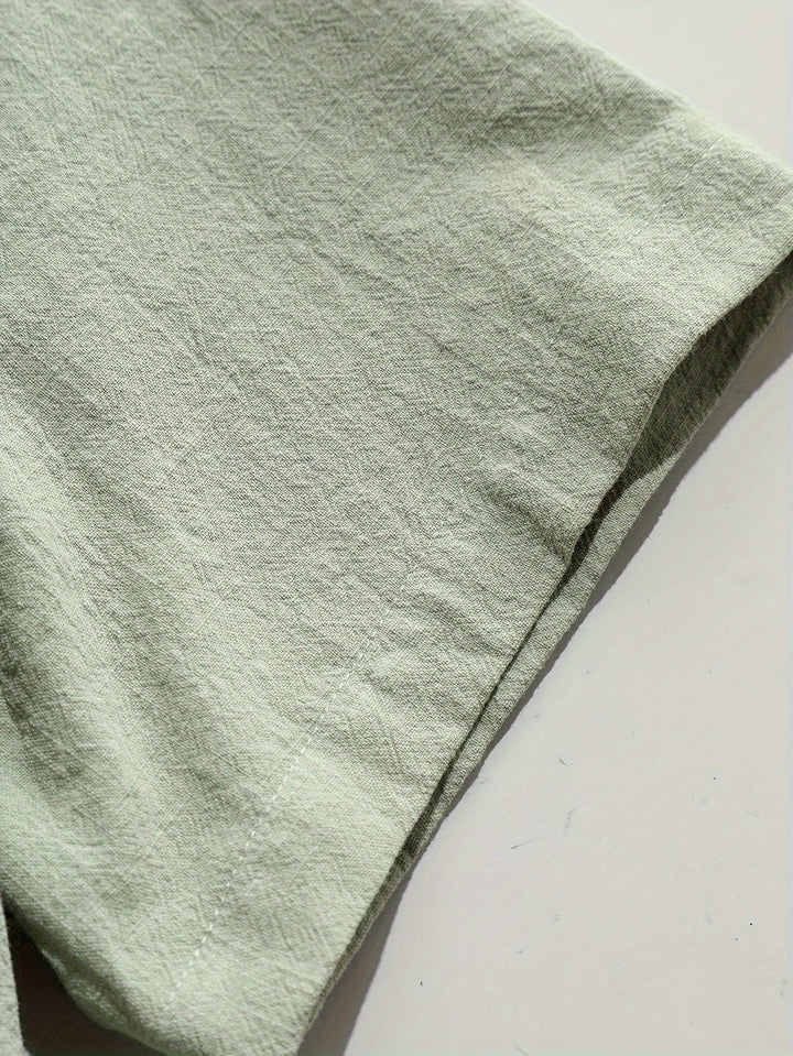 Tejada - Camisa Informal De Algodón Con Bolsillo