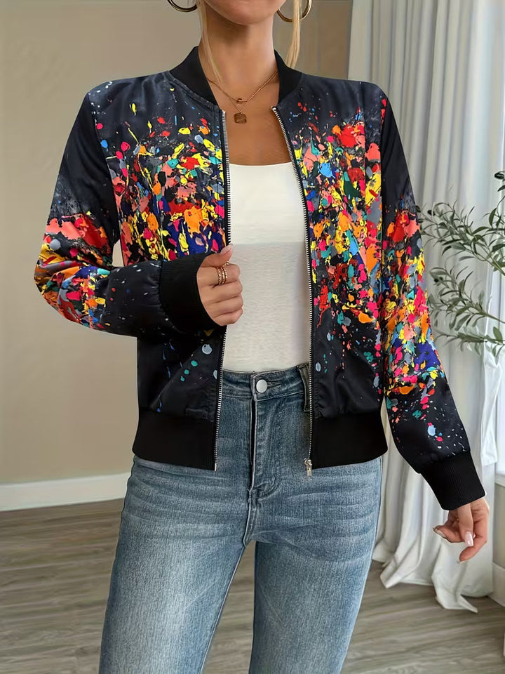 Riena - Chaqueta Con Estampado Tie-dye De Colores Vivos