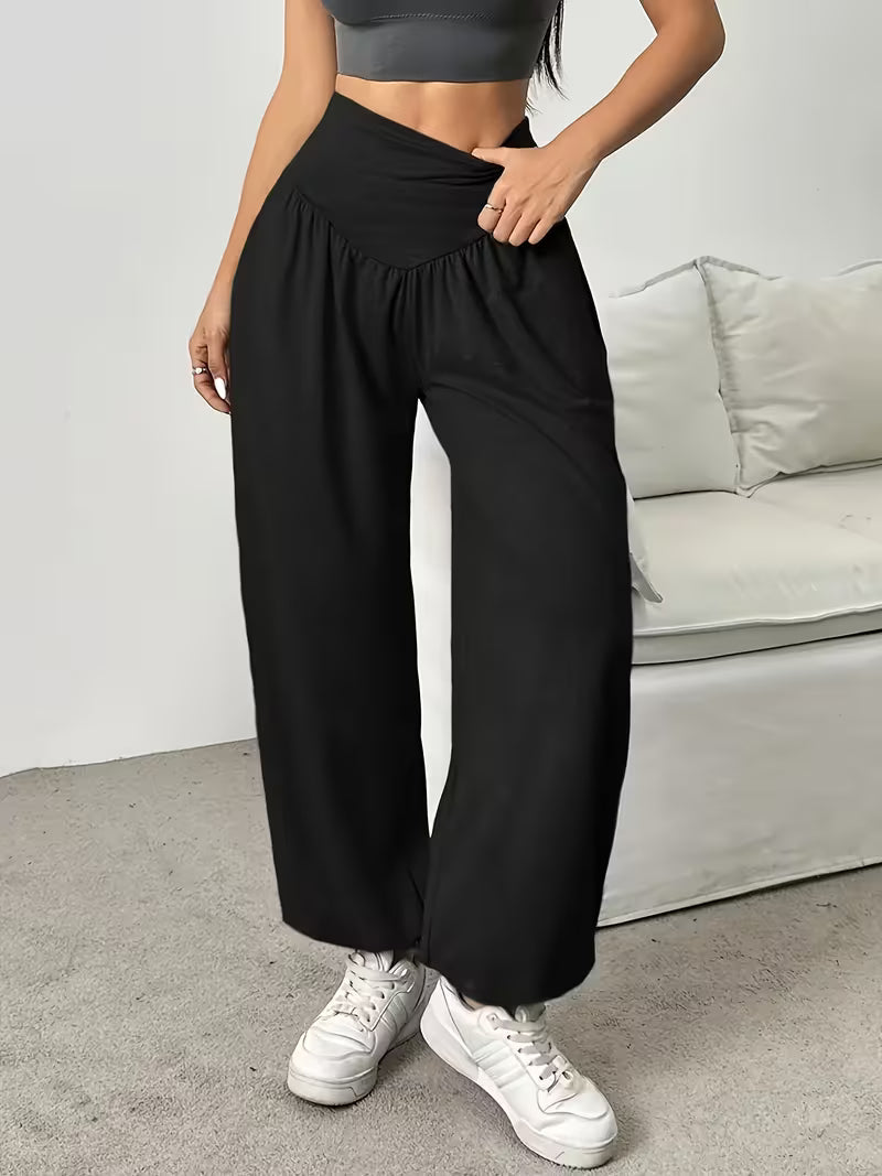Millora - Pantalones Elásticos, Suaves Y De Pernera Ancha