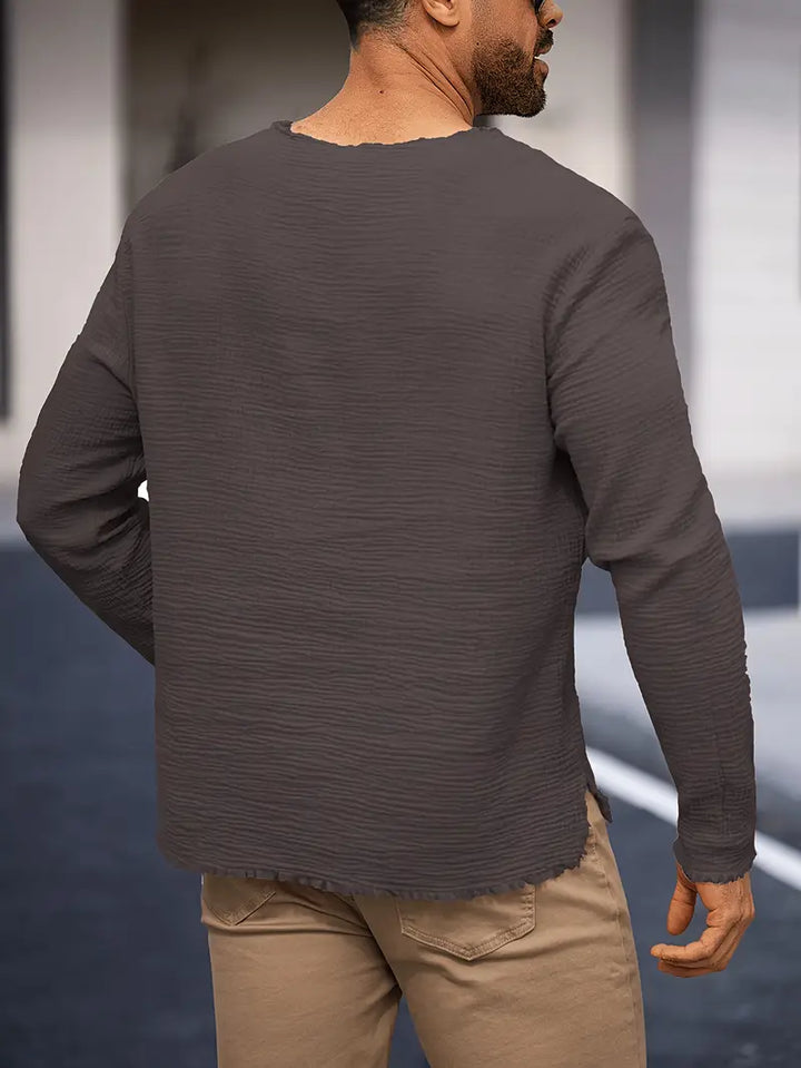 Benson - Camisa De Manga Larga De Verano a La Moda