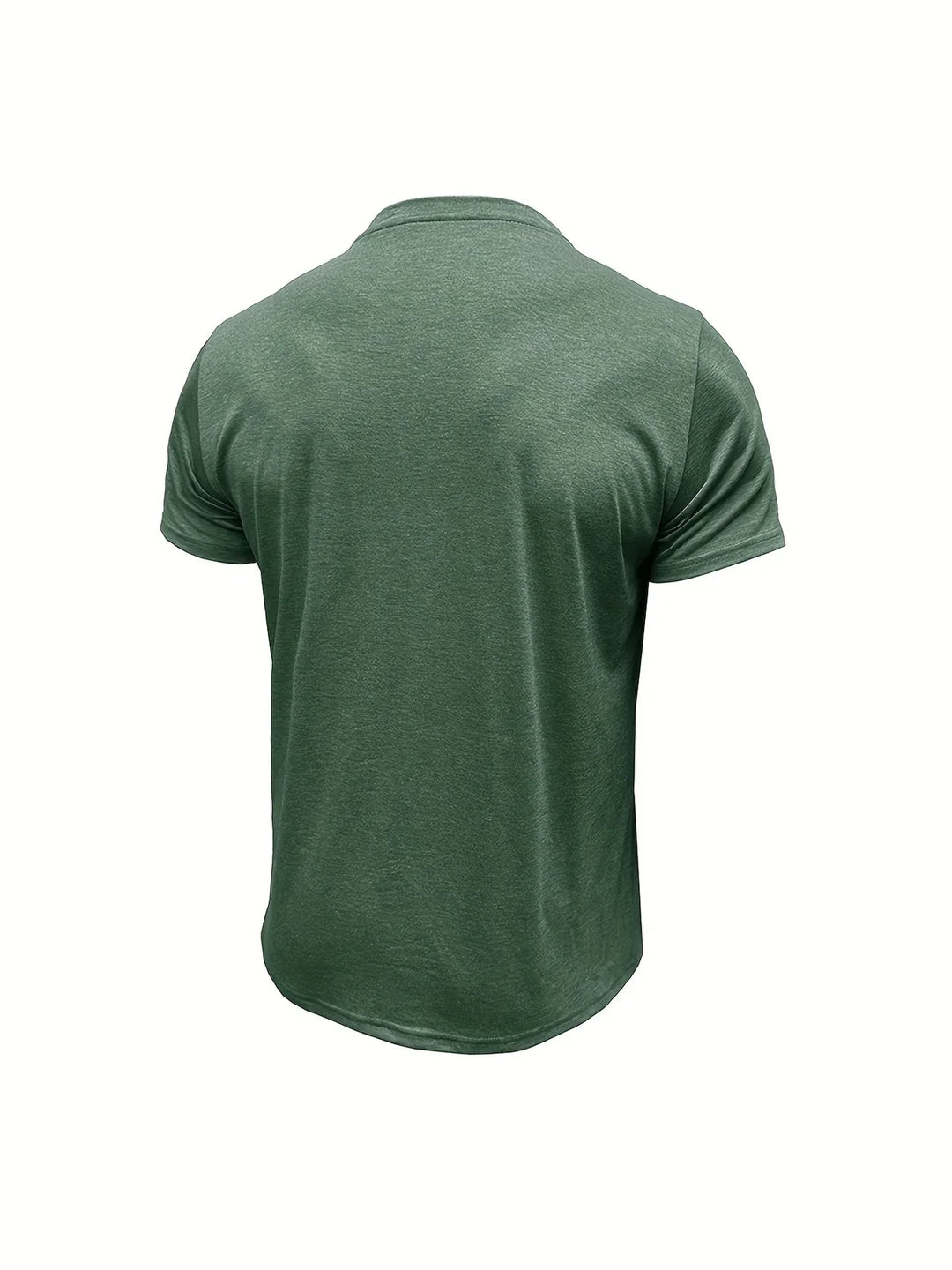 Saxon - Camiseta Elegante De Cuello Redondo Con Bolsillo