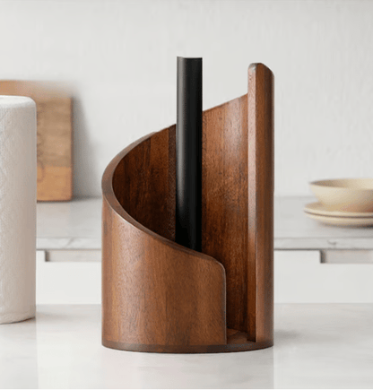 WoodRipple -  Portarrollos de Papel Higiénico de Madera