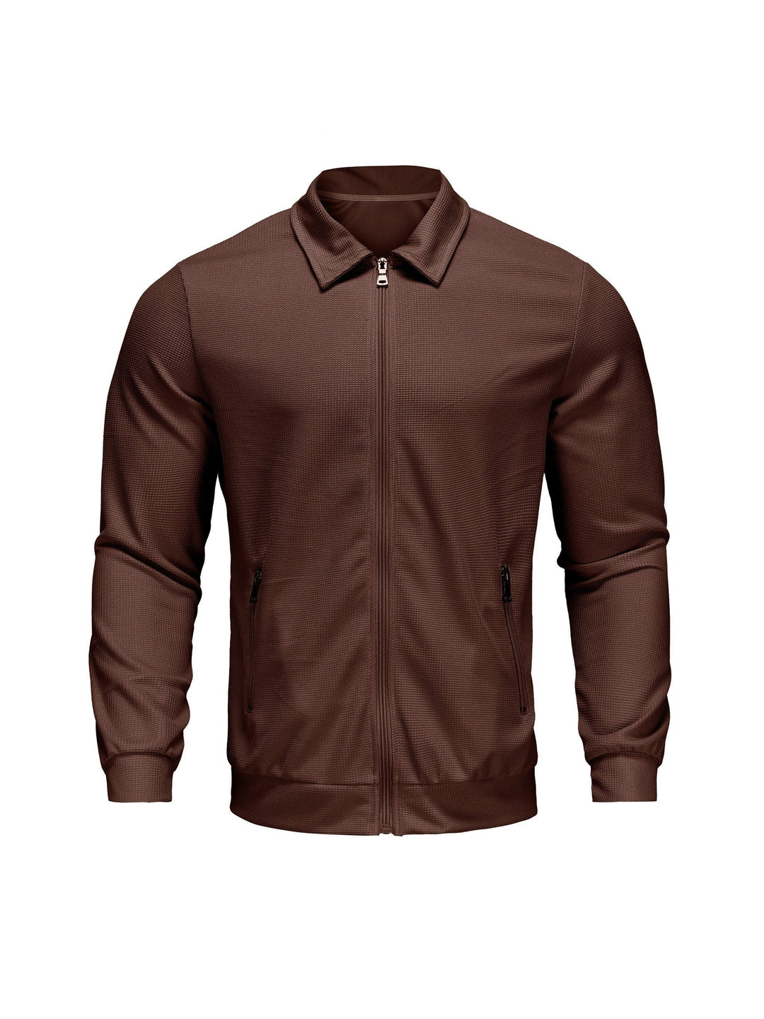 Marvin - Chaqueta Informal De Poliéster Con Cremallera