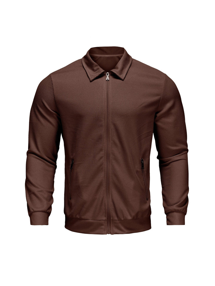 Marvin - Chaqueta Informal De Poliéster Con Cremallera