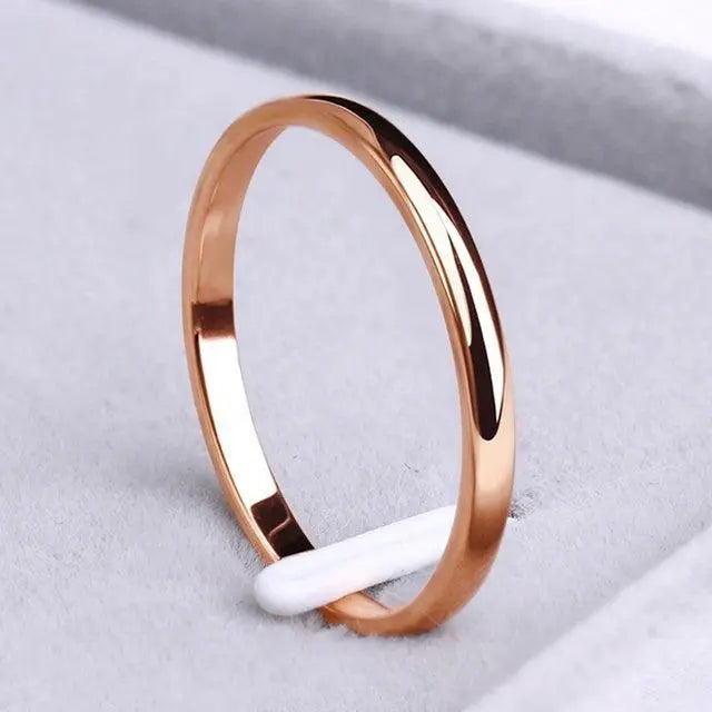 PureHalo - Anillos Sencillos y Lisos Antialérgicos