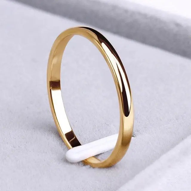 PureHalo - Anillos Sencillos y Lisos Antialérgicos