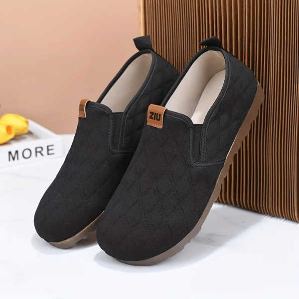 Malisaa - Zapatos Sin Cordones Con Costuras en Forma De Rombo