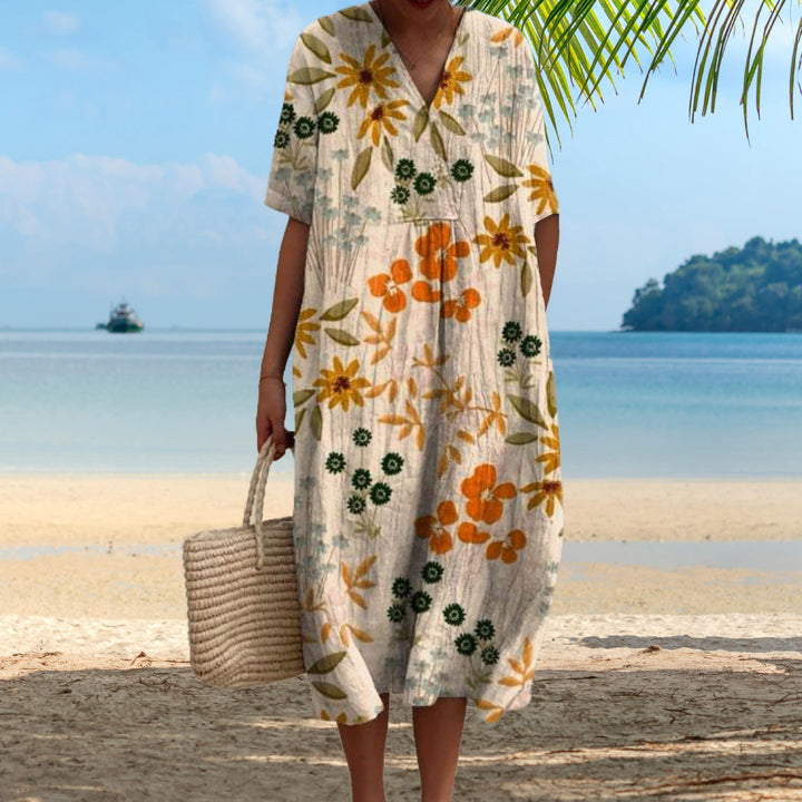 Lora - Vestido De Verano Floral Colorido