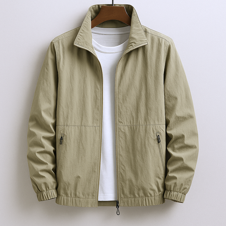 Granville - Chaqueta Casual Ligera Con Cuello Alzado