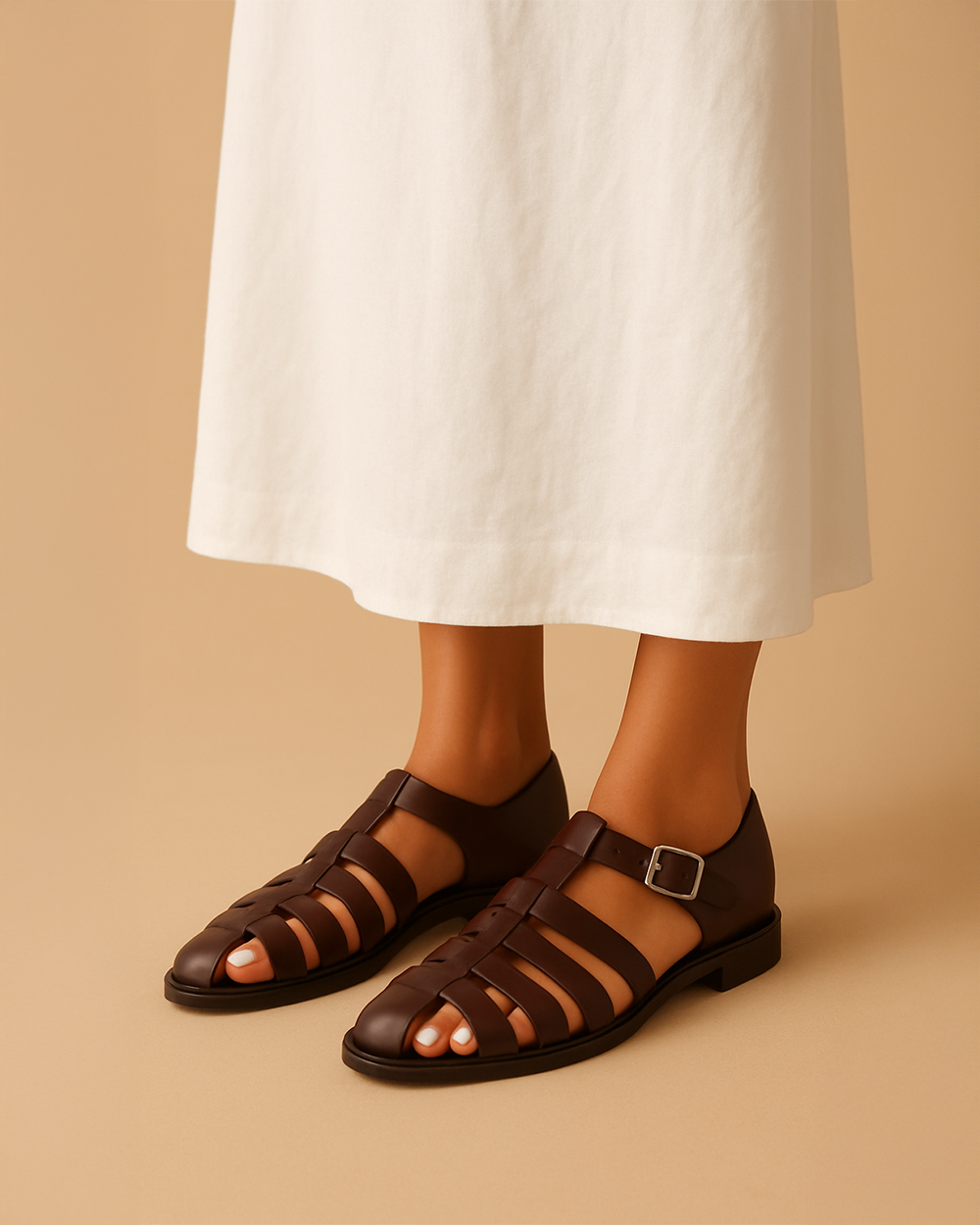 Swen - Cuero Antideslizantes Zapatos