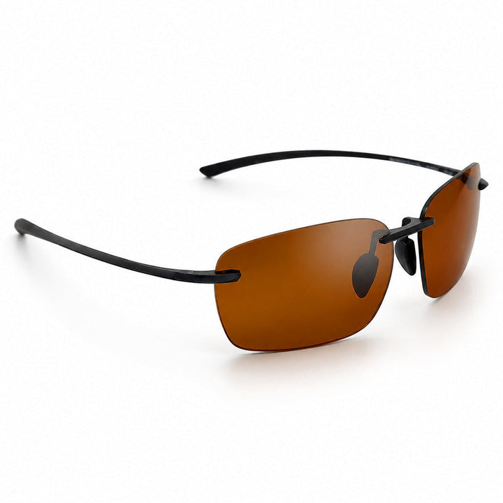 Zenvora - Gafas De Sol Con Espejo Rectangular Moderno Sin Montura