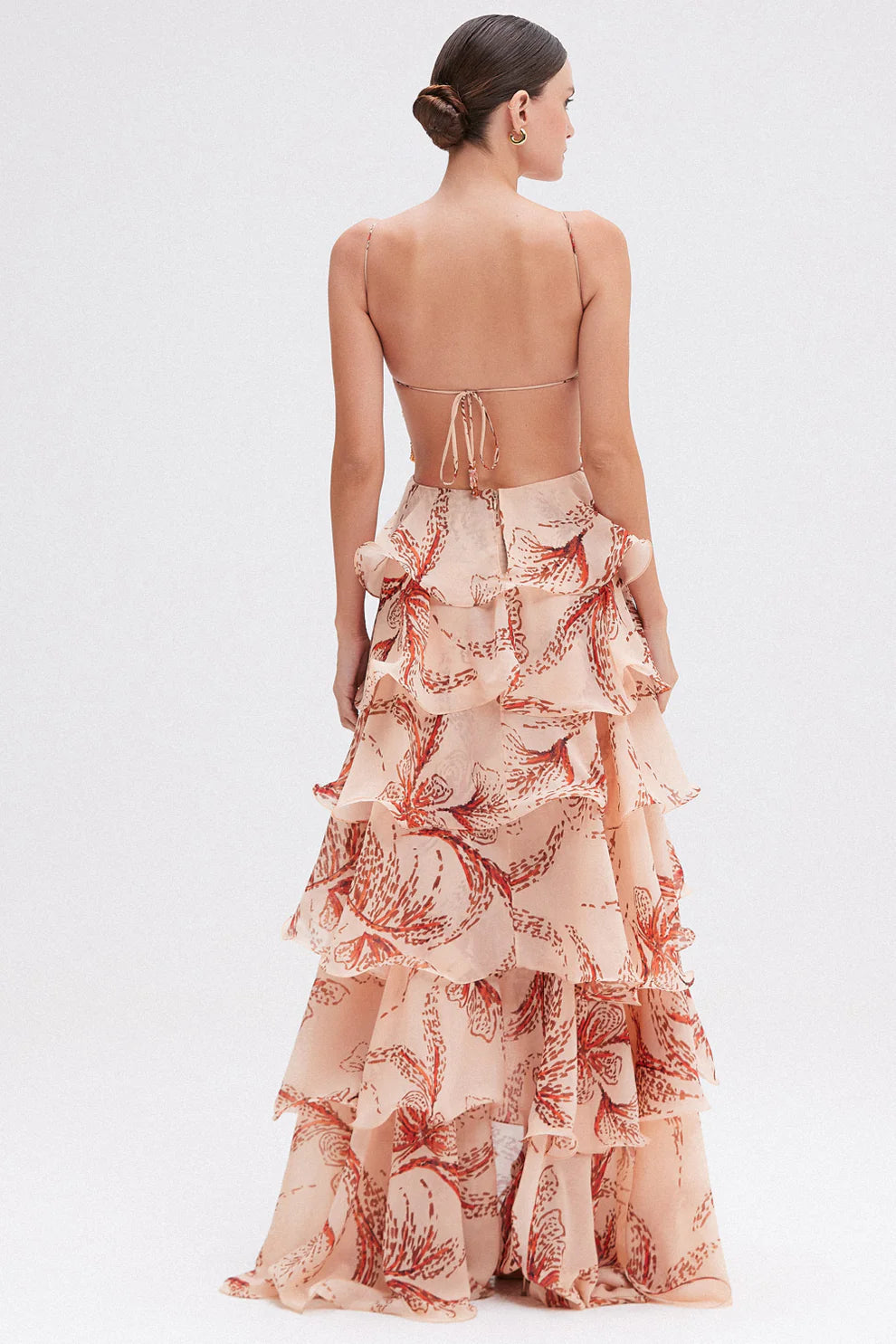 Ameliah - Elegante Vestido Sin Mangas Con Volantes