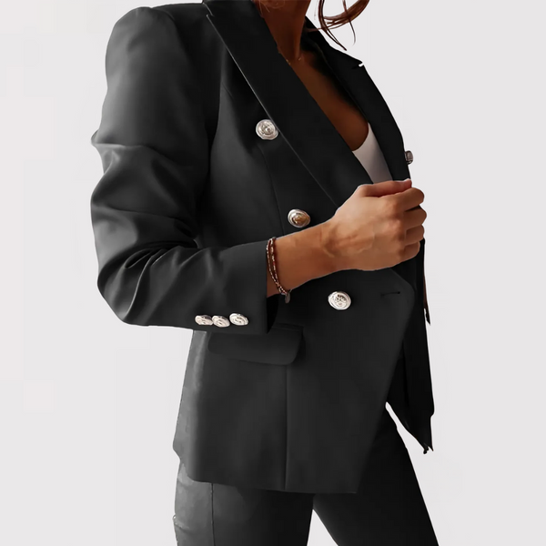 Varina - Conjunto de Blazer y Pantalones de Cintura Alta