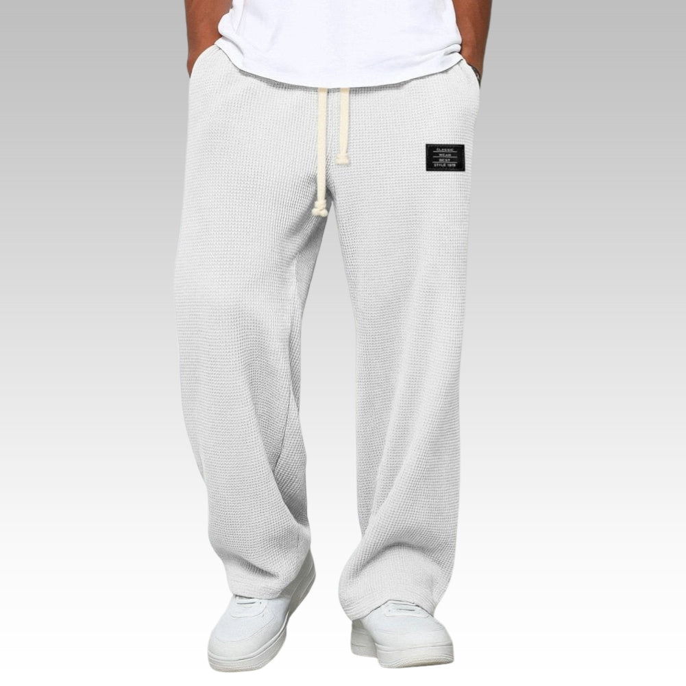 Androw - Pantalón Cómodo De Pierna Ancha
