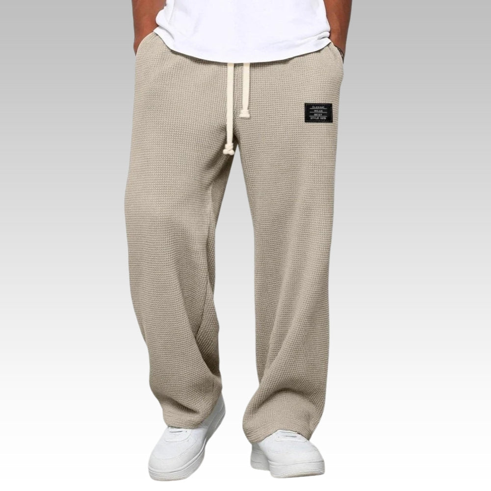 Androw - Pantalón Cómodo De Pierna Ancha