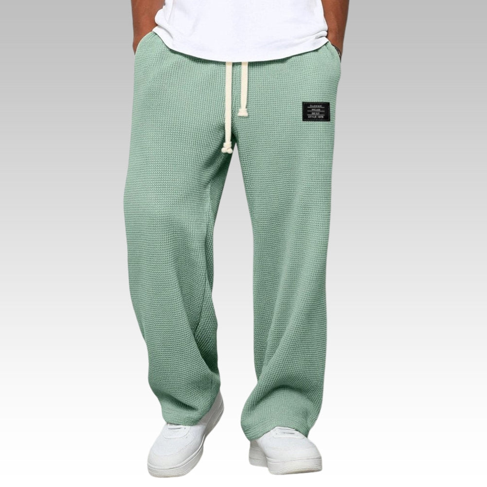 Androw - Pantalón Cómodo De Pierna Ancha