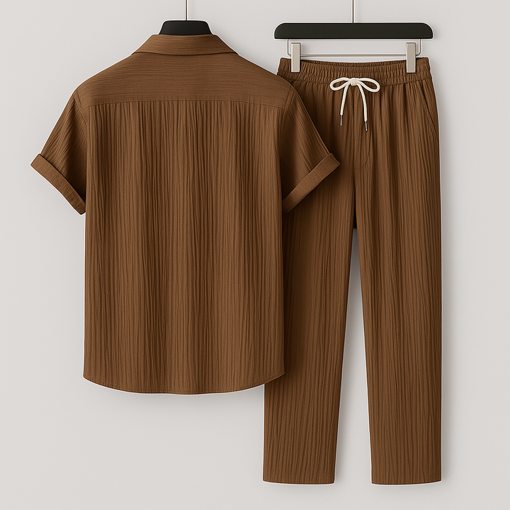 Pánfilo - Conjunto de Dos Piezas de Lino Relajado