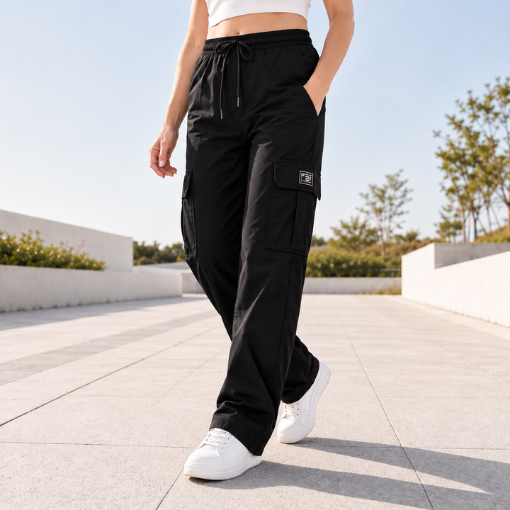 lauriane - Pantalón Cargo De Corte Recto