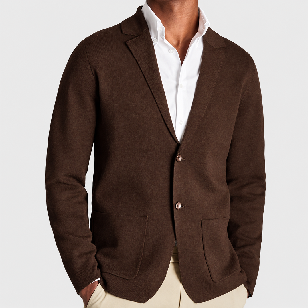 Simkin - Blazer De Punto Con Bolsillos De Parche