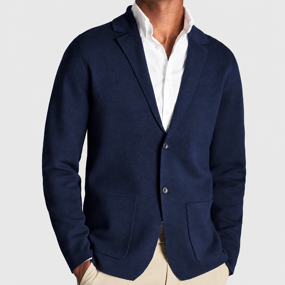 Simkin - Blazer De Punto Con Bolsillos De Parche