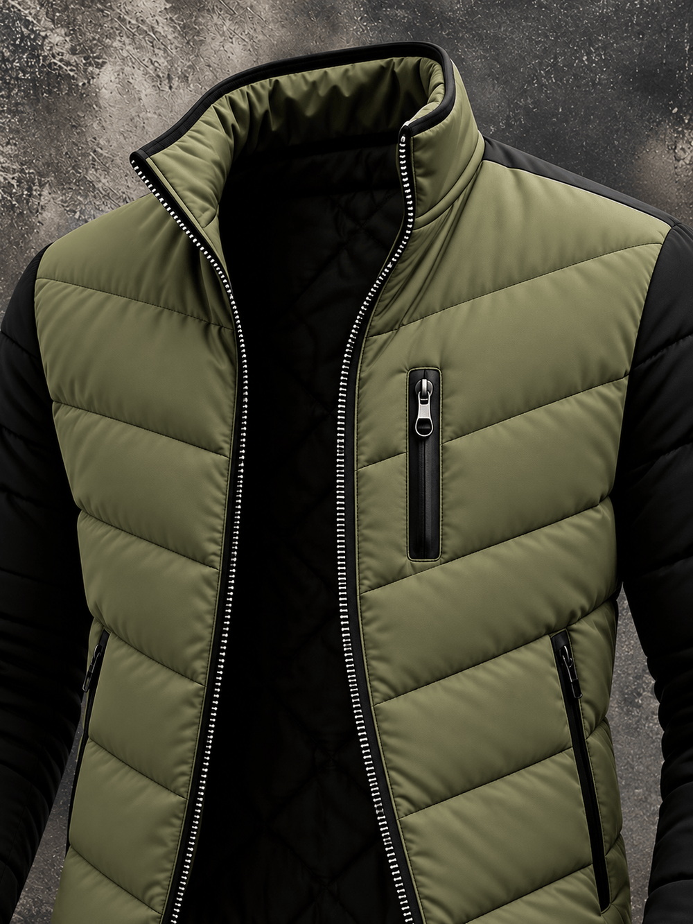 Haraldur - Chaqueta Acolchada Con Cremallera