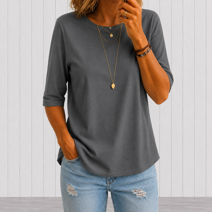Uththara - Camiseta Cómoda De Manga Corta