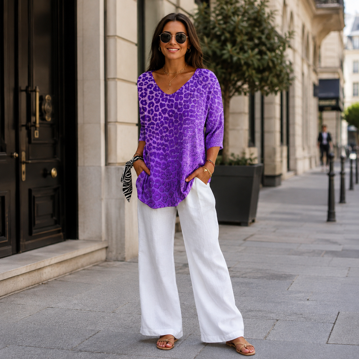 Liliam - Camiseta Informal De Estilo Vintage