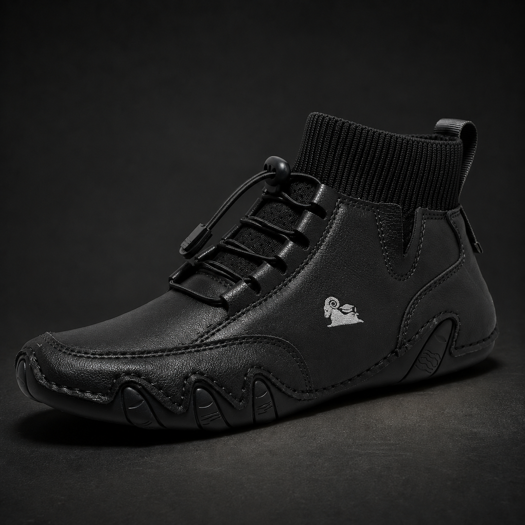 Tuncer - Zapatillas Deportivas de Piel Con Cordones