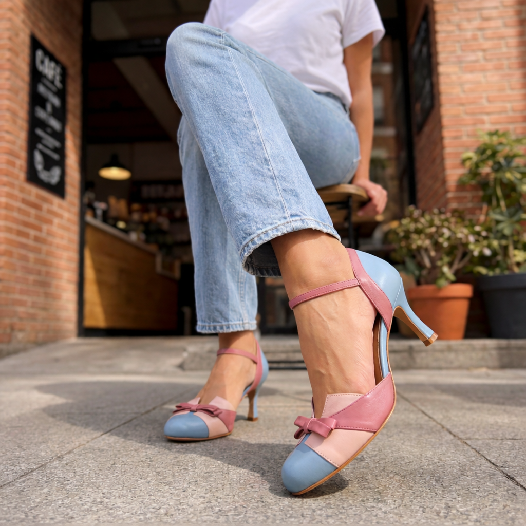 Hansika - Zapatos Ortopédicos Cómodos Con Tacón