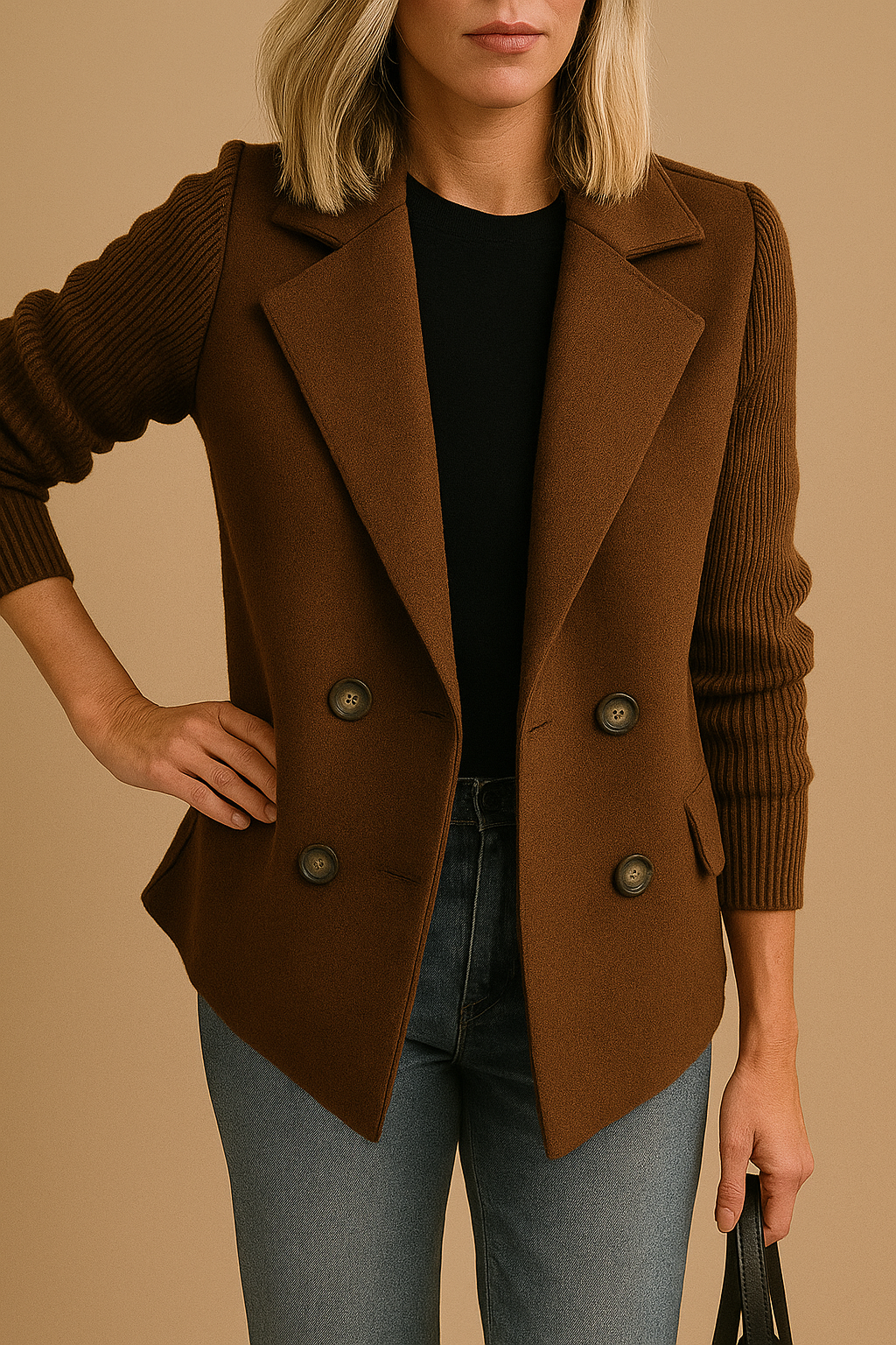 Almante - Blazer Estilo Jersey