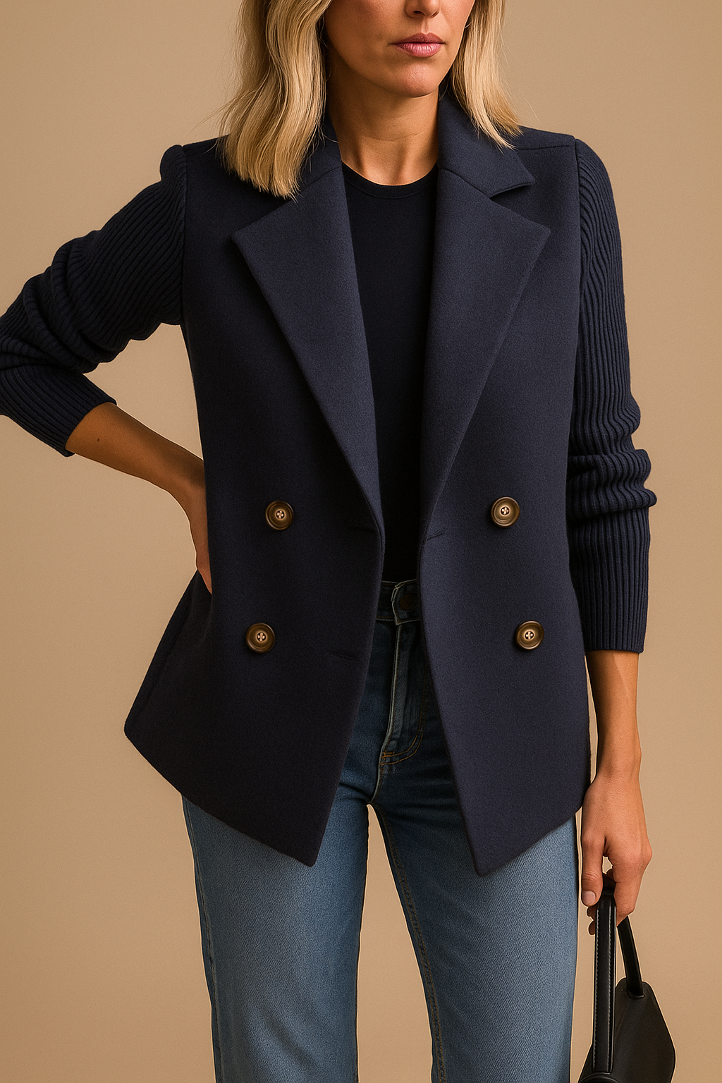 Almante - Blazer Estilo Jersey