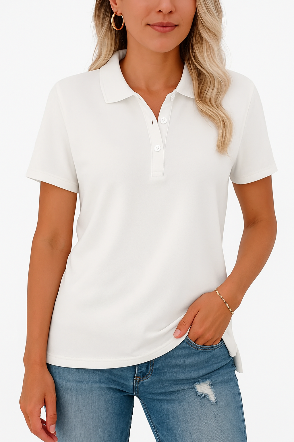 Kathie - Camiseta Polo Elegante