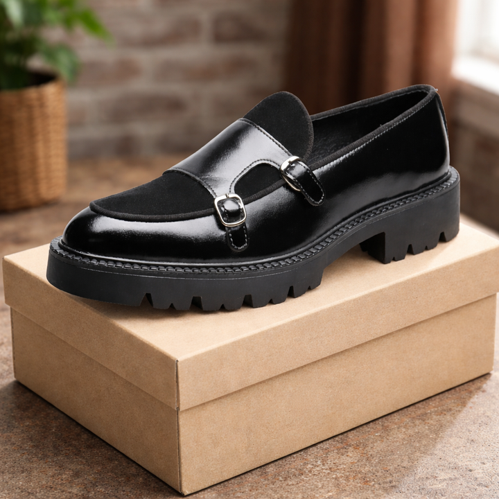 Aharon - Mocasín Transpirable de Cuero Genuino