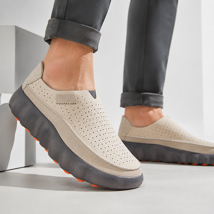 Sameth - Zapatos Sin Cordones Perforados Con Suela Flexible