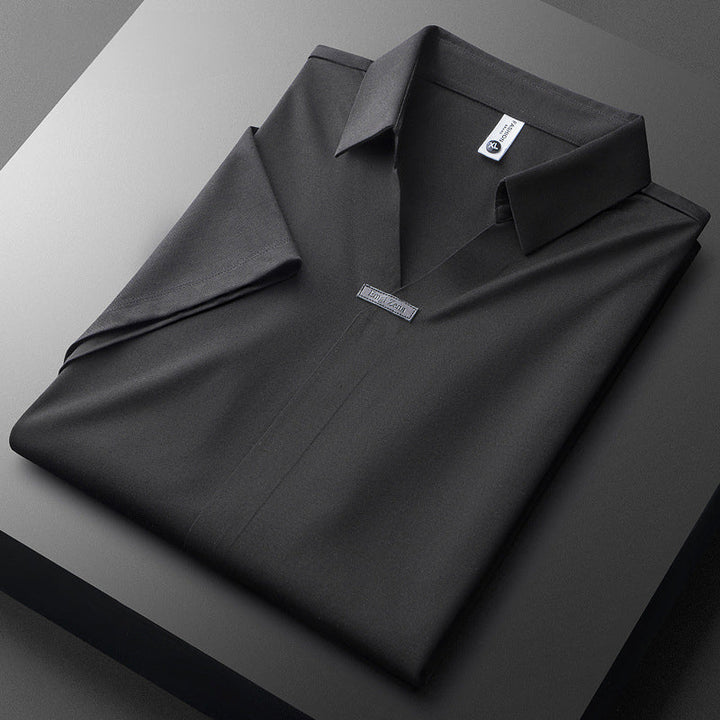 Jeorge - Elegante Polo De Algodón y Seda