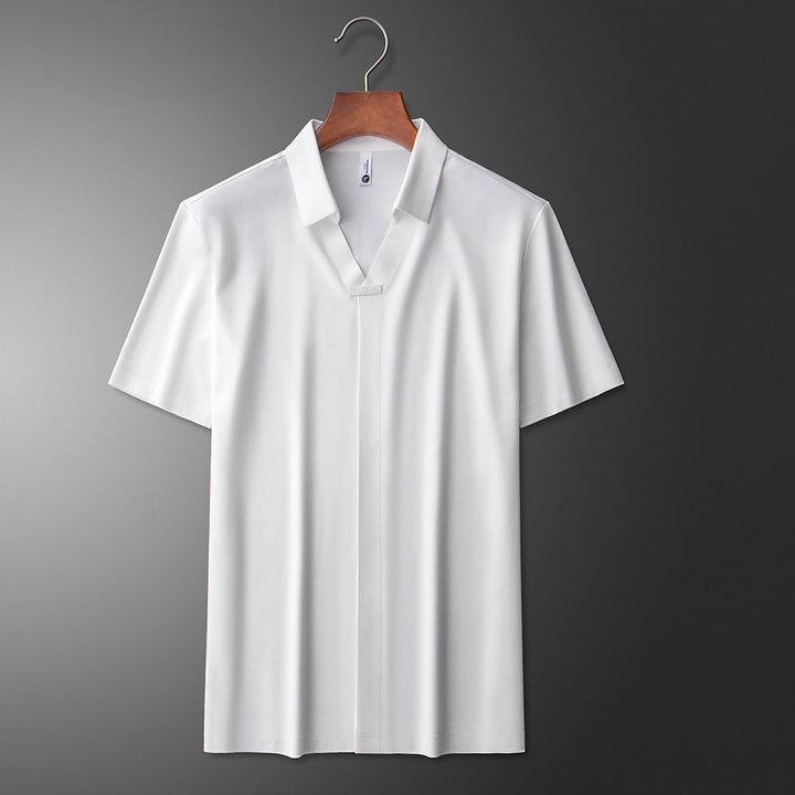 Jeorge - Elegante Polo De Algodón y Seda