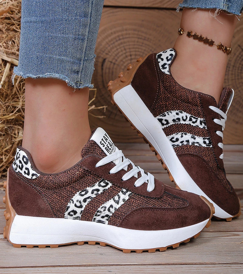 Jonara - Zapatillas Con Plataforma De Estilo Retro