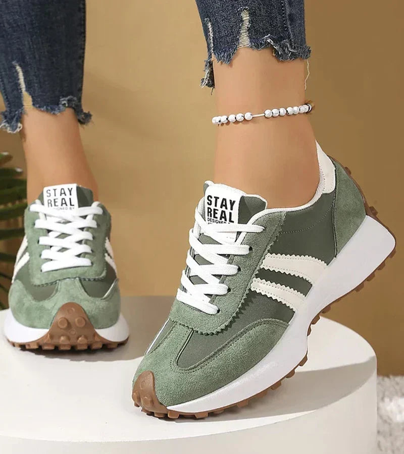 Jonara - Zapatillas Con Plataforma De Estilo Retro