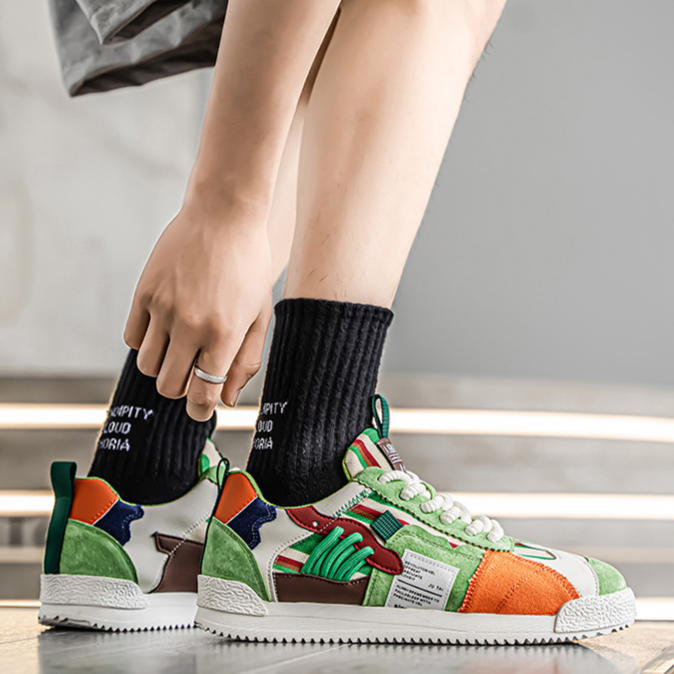 Edwardo - Zapatillas Rétro Fragmento