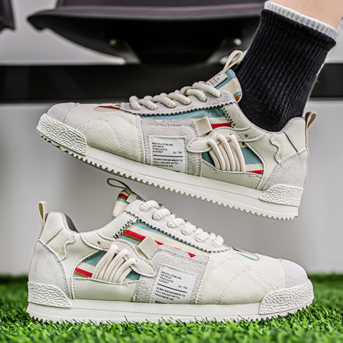 Pooran - Zapatillas Retro Ultra Cómodas