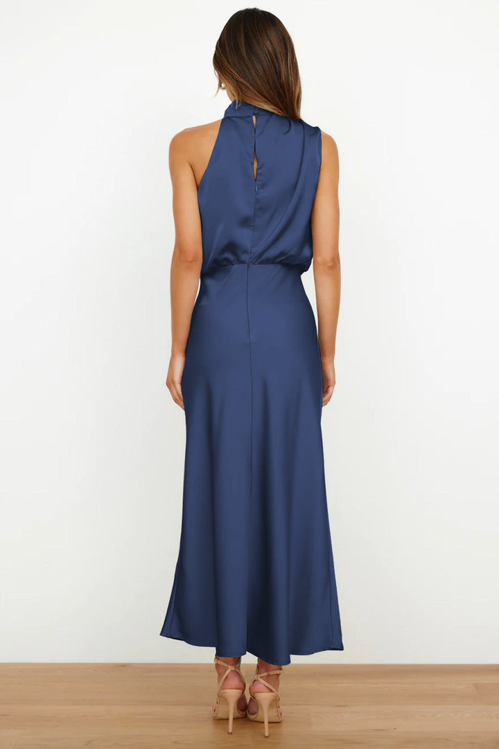 Justyna – Vestido Largo Con Escote Halter