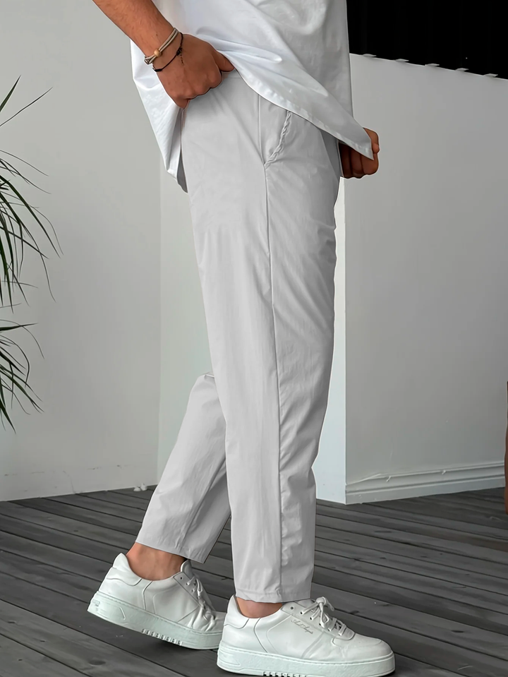 Blewett - Elegantes Pantalones Con Cordón Ajustable