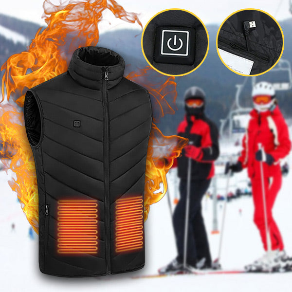 HeatGuard - Chaleco Calefactable Impermeable Sin Mangas