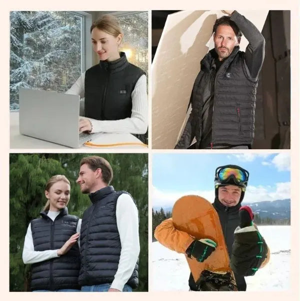 HeatGuard - Chaleco Calefactable Impermeable Sin Mangas